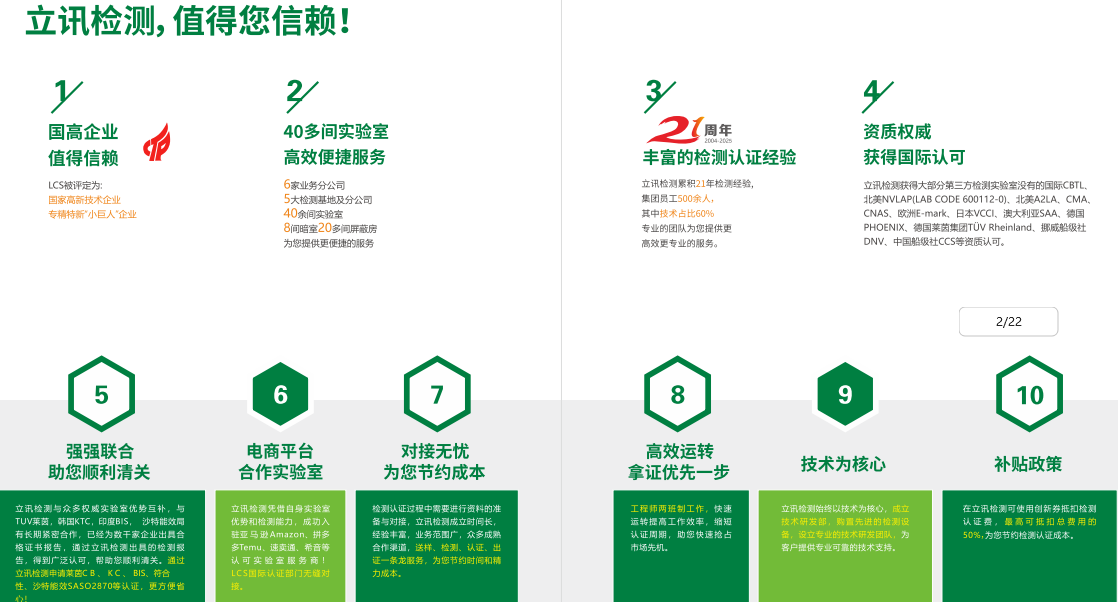 立讯检测集团介绍PPT	
