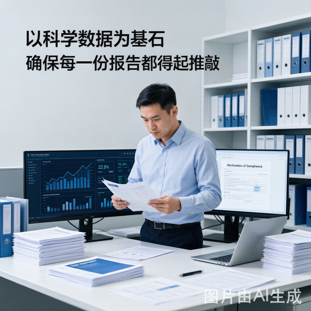 食品接触材料出口必看:欧美法规全面解读,这些检测项目不能少插图2 食品接触材料合规文件审核,技术人员核对检测报告和符合性声明
